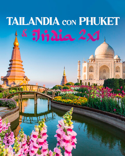 MTC - 31681 2X1 TAILANDIA CON PHUKET & INDIA